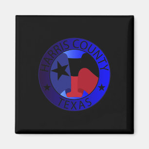 County Texas Kamala Harris 2024 Election Anti Trum Magnet