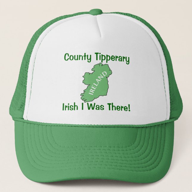 County Tipperary Ireland Trucker Hat (Front)
