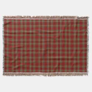 County Tyrone Irish Tartan Throw Blanket
