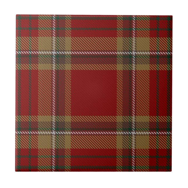 County Tyrone Irish Tartan Tile (Front)