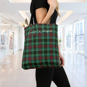 County Waterford Tartan Customisable  Tote Bag