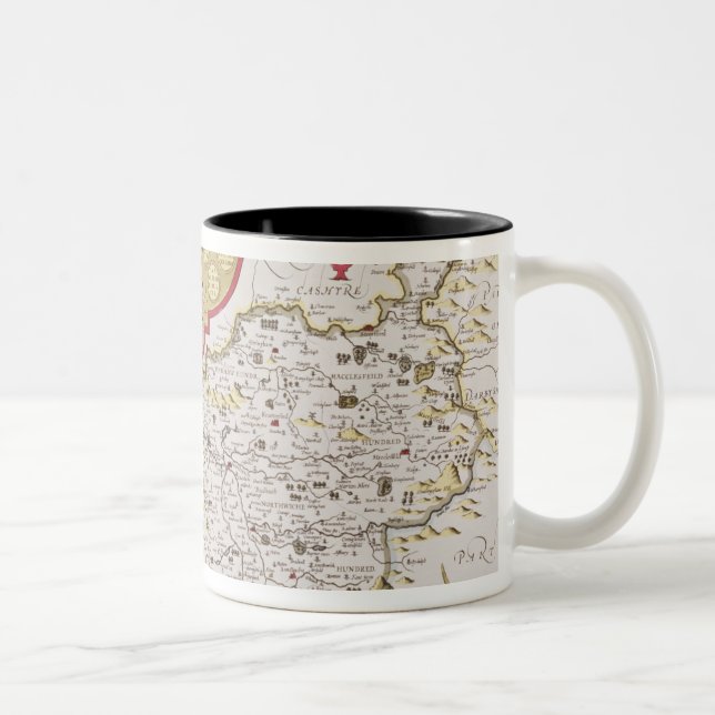 Countye Palatine of Chester, engraved by Two-Tone Coffee Mug (Right)