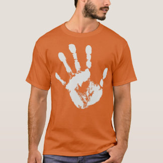 Coup Counted White Hand Print Saruman T-Shirt