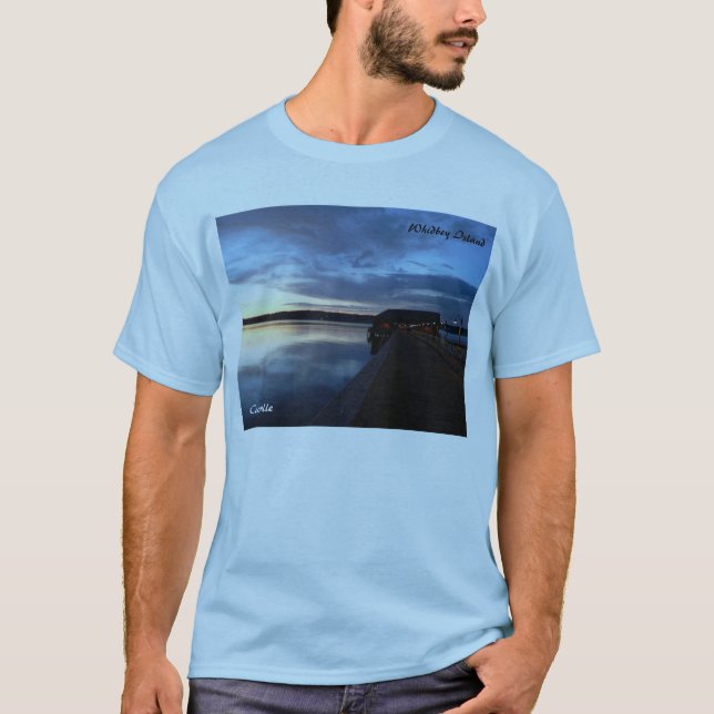 Coupeville at Sunset, Whidbey Island T-Shirt (Front)