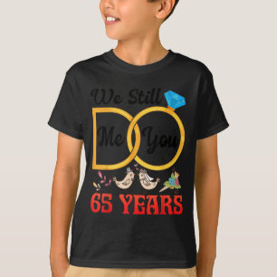 Couple 65th Wedding Anniversary Married 65 Years T-Shirt