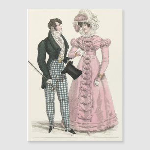 Couple Antique Wedding 1823 Man Woman Fashion