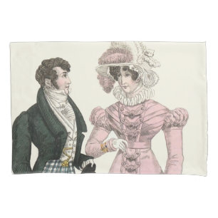 Couple Antique Wedding 1823 Man Woman Fashion Pillowcase
