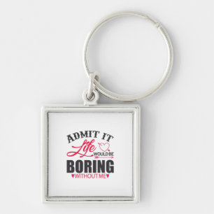 Couple Art Admit It Life Key Ring