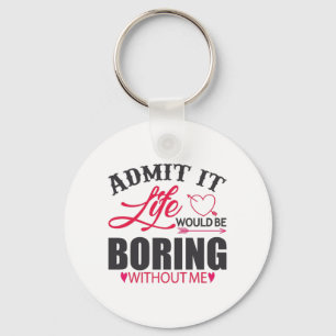 Couple Art Admit It Life Key Ring