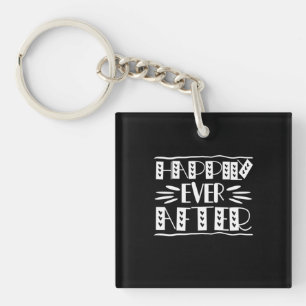 Couple Art Happily Ever After Key Ring