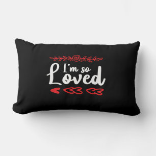 Couple Art I Am So Loved Lumbar Cushion