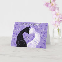 Couple Cat Romantic Love Valentine's Day Card