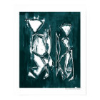 Couple Contemporary Abstract Art MC Belkadi 16x20