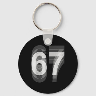 Couple Costume 67 Six Seven Meme Funny _1  Key Ring