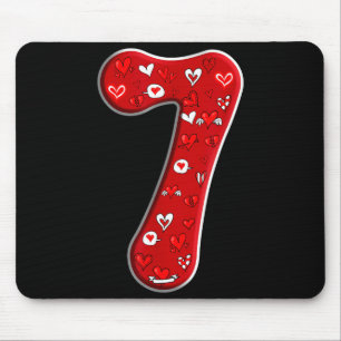 Couple Costume Duo 67 Meme Six Seven Number 7 Vale Mouse Pad