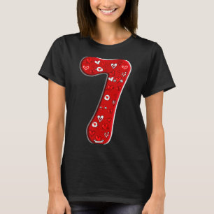 Couple Costume Duo 67 Meme Six Seven Number 7 Vale T-Shirt