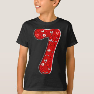 Couple Costume Duo 67 Meme Six Seven Number 7 Vale T-Shirt