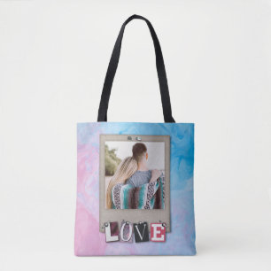 Couple Cute Design Tote Bags