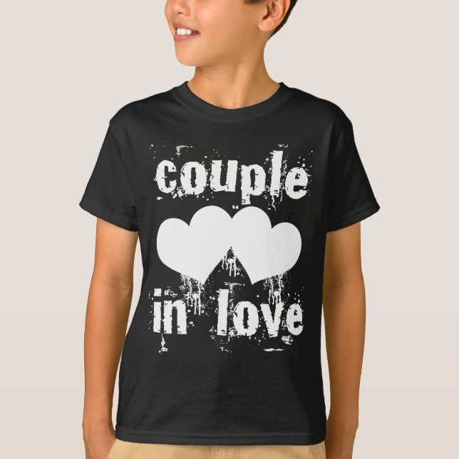 Couple Cute In Love T-Shirt (Front)