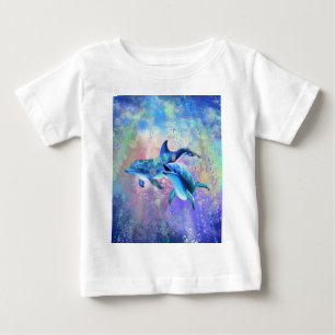 Couple Dolphin Baby T-Shirt