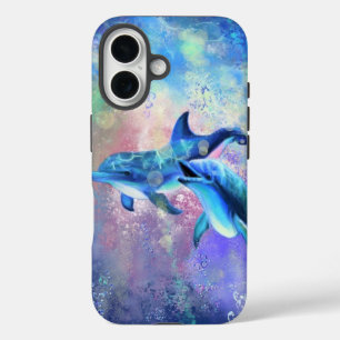 Couple Dolphin iPhone Case