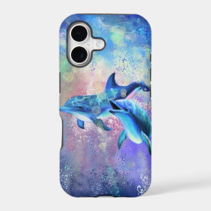 Couple Dolphin iPhone Case
