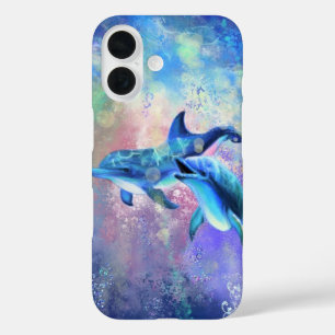 Couple Dolphin iPhone Case