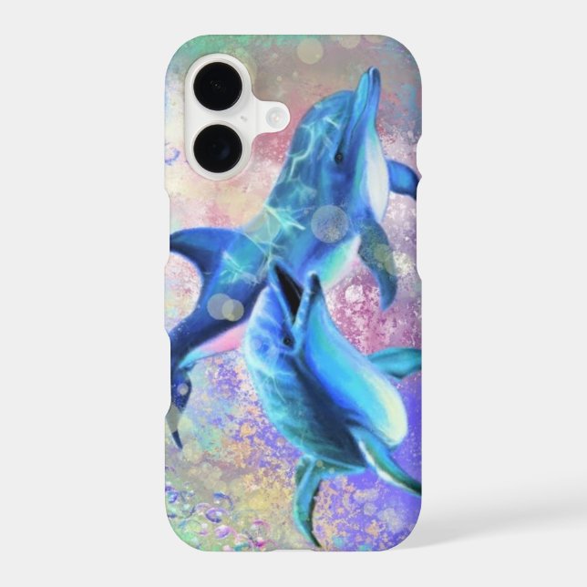 Couple Dolphin iPhone Case (Back)