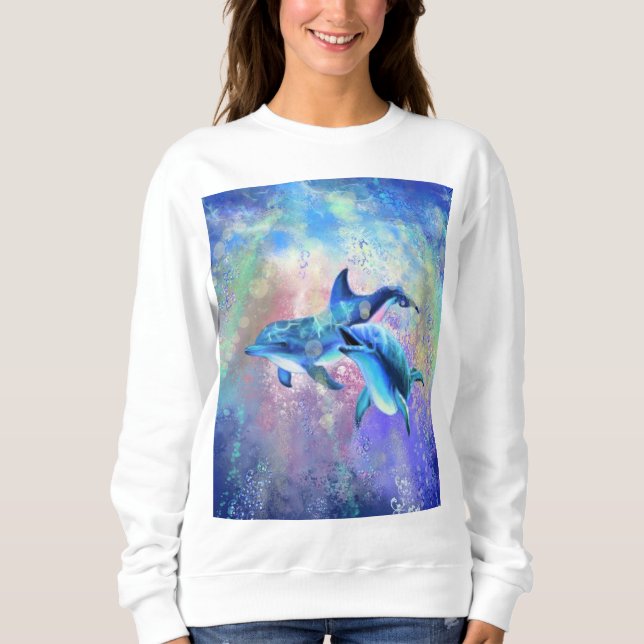 Couple Dolphin Sweatshirt (Front)