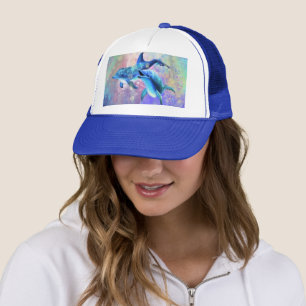 Couple Dolphin Trucker Hat