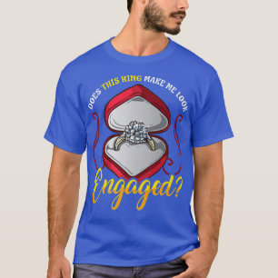 Couple Engagement Party Fiancee Ring Wedding Engag T-Shirt