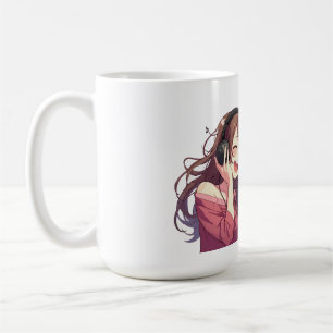 Couple Enjoying Music Together Coffee Mug