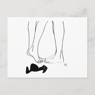 Couple et dessous postcard