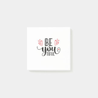Couple Gift Be You Beautiful Post-it Notes