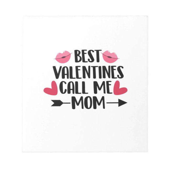 Couple Gift Best Valentines Call Me Mum Notepad (Front)