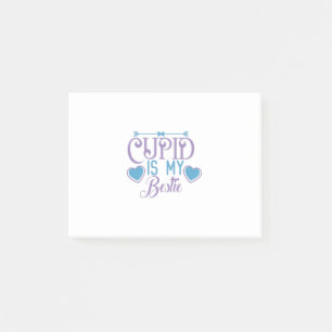 Couple Gift Cupid Is My Bestie Post-it Notes