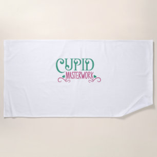 Couple Gift Cupid Masterwork Beach Towel