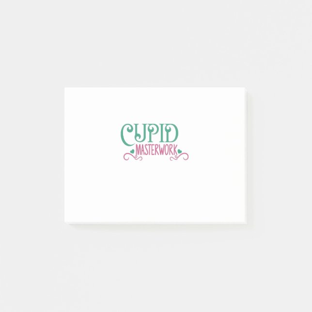 Couple Gift Cupid Masterwork Post-it Notes (Front)