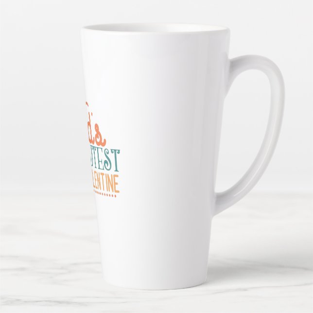 Couple Gift Cupid's Cutest Valentine Latte Mug (Right)