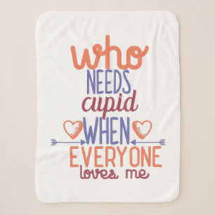Couple Gift Everyone Loves Me Sherpa Blanket