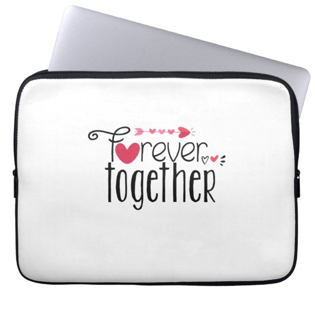 Couple Gift Forever Together Laptop Sleeve (Front)