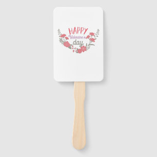 Couple Gift Happy Valentine's Day Hand Fan