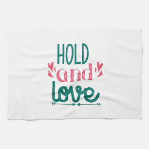 Couple Gift Hold And Love Tea Towel