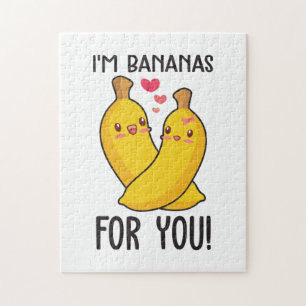 Couple Gift I Am Bananas For You Jigsaw Puzzle