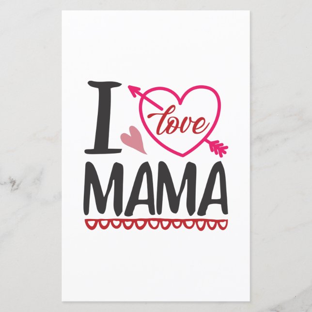 Couple Gift I Love Mama (Front)