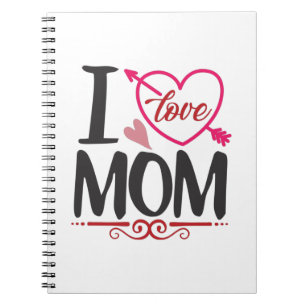 Couple Gift I Love Mum Notebook