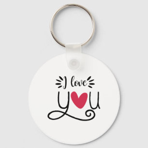 Couple Gift I Love You Key Ring