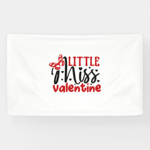 Couple Gift Little Miss Valentine Banner