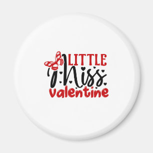 Couple Gift Little Miss Valentine Magnet