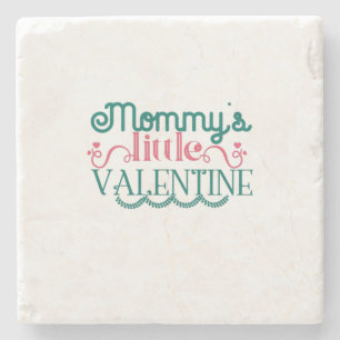 Couple Gift Mummy's Little Valentine Stone Coaster